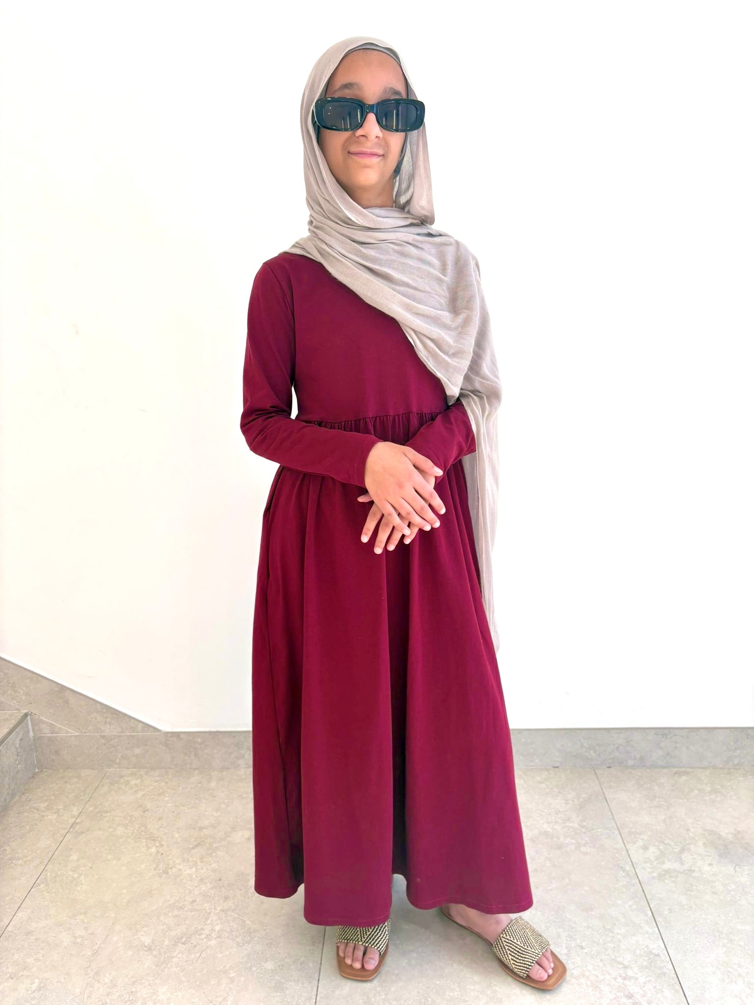 maxi dress hijab This silk dress Happy World Hijab Day & Black History Month to all my queens , I styled this maxi dress with a sweater to look like a skirt and Im obsessed!! Finally found the perfect modest