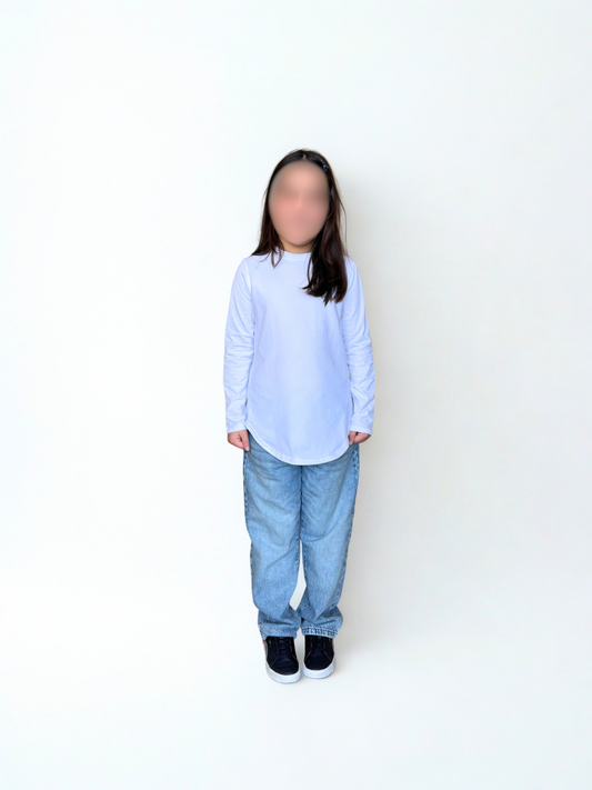 Essential long sleeve cotton top