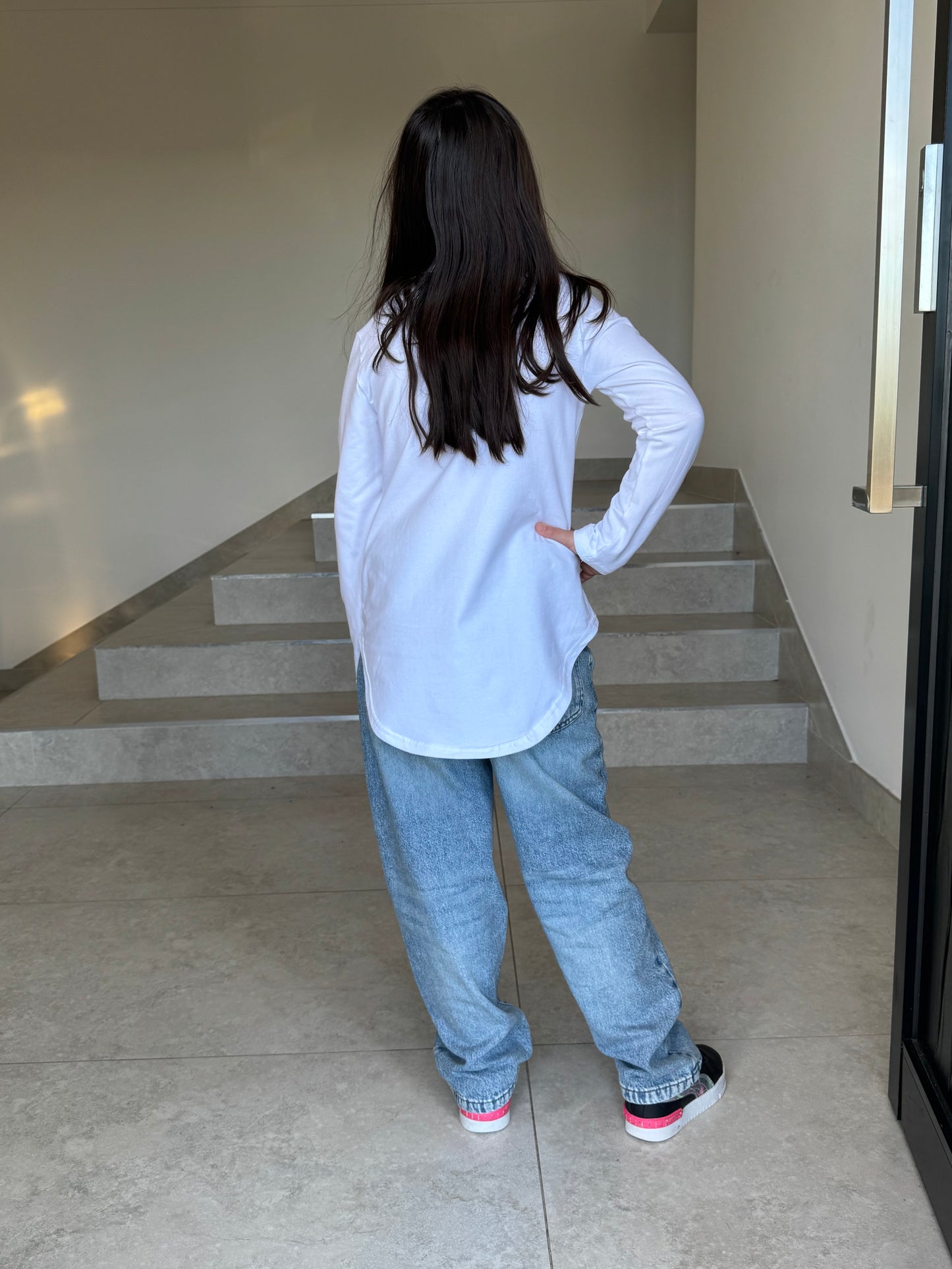 Essential long sleeve cotton top