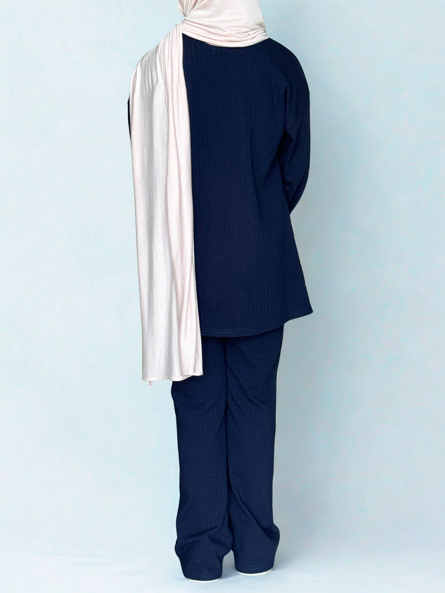 Ribbed Knit High Neck Co-ord Set